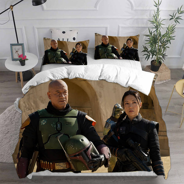 Boba Fett Bedding Set Cosplay Duvet Cover Halloween Comforter Sets