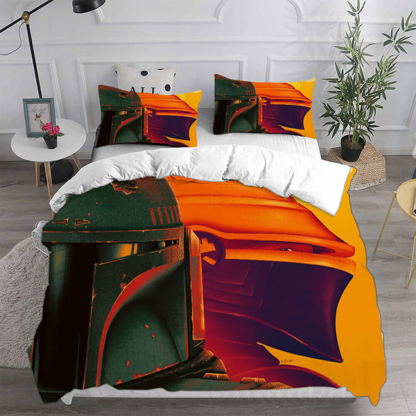 The Book of Boba Fett Bed Set Cosplay Duvet Cover Halloween Comforter Sets