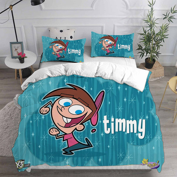 The Fairly OddParents Bedding Sets Bed Quilt Cover Pillow Case Halloween Cosplay Comforter Sets