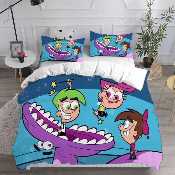 The Fairly OddParents Bedding Sets Duvet Cover Halloween Cosplay Comforter Sets