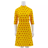The Fantastic Mr Fox Mrs Fox Mother Gold Dress Skirts Halloween Cosplay Costumes