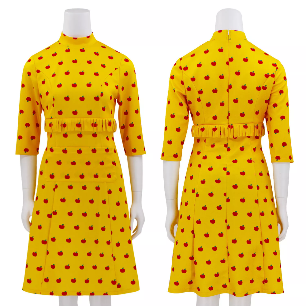 The Fantastic Mr Fox Mrs Fox Mother Gold Dress Skirts Halloween Cospla – Cosermart