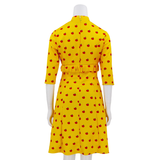 The Fantastic Mr Fox Mrs Fox Mother Gold Dress Skirts Halloween Cosplay Costumes