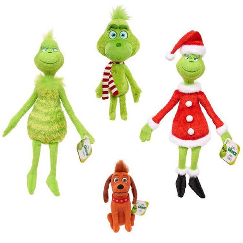 The Grinch Cosplay Plush Toy Halloween Doll Props