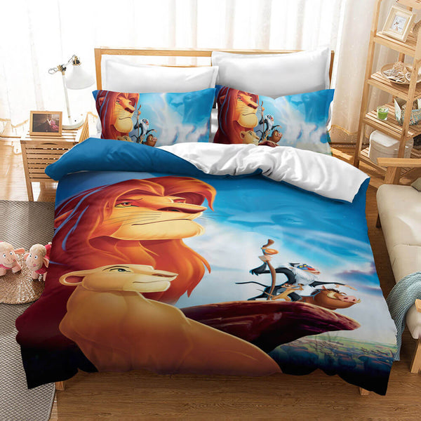 The Lion King Cosplay Bedding Set Duvet Cover Halloween Bed Sheets
