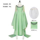 The Lord of the Rings Arwen Undómiel Dress Crown Cosplay Costume The Fairy Suits