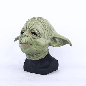 The Mandalorian Master Yoda Cosplay Mask Star Wars Fancy Dress Mask Props Latex