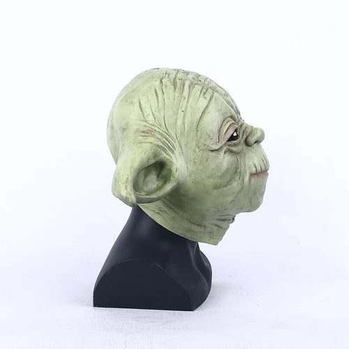 The Mandalorian Master Yoda Cosplay Mask Star Wars Fancy Dress Mask Props Latex