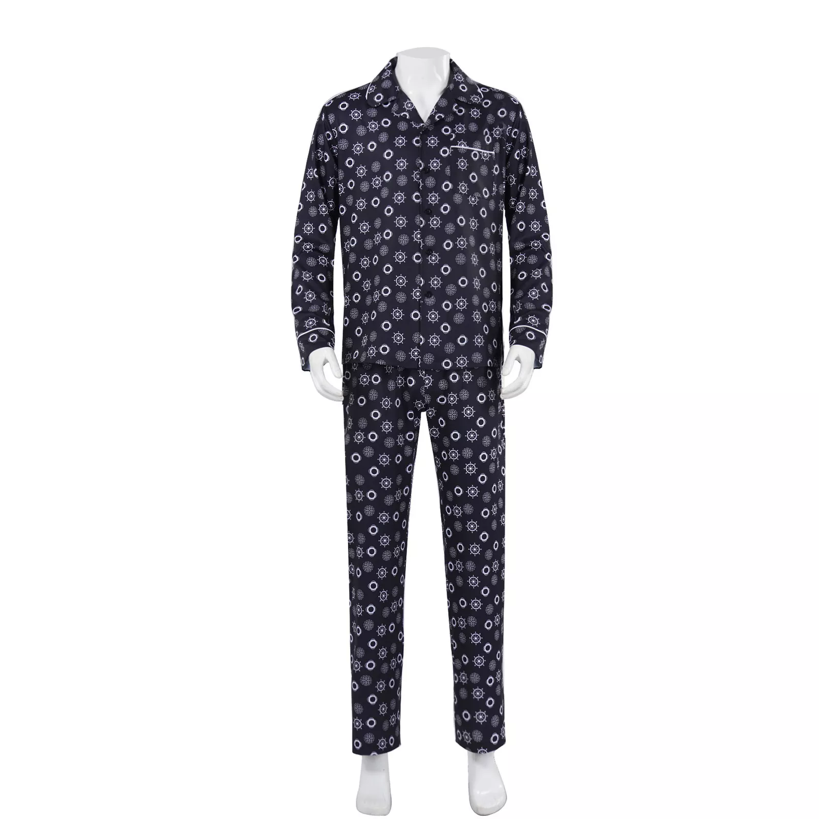 The Mask La máscara Jim Carrey Stanley Pajamas Cosplay Costumes Halloween Suits