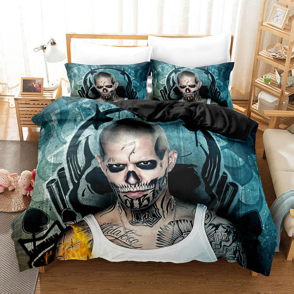 The Suicide Squad Cosplay Bedding Sets Duvet Cover Halloween Comforter Sets