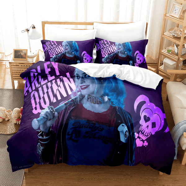 The Suicide Squad Cosplay Bedding Sets Duvet Cover Halloween Comforter Sets