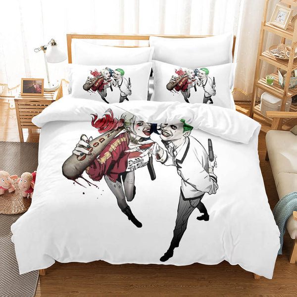 The Suicide Squad Cosplay Bedding Sets Duvet Cover Halloween Comforter Sets