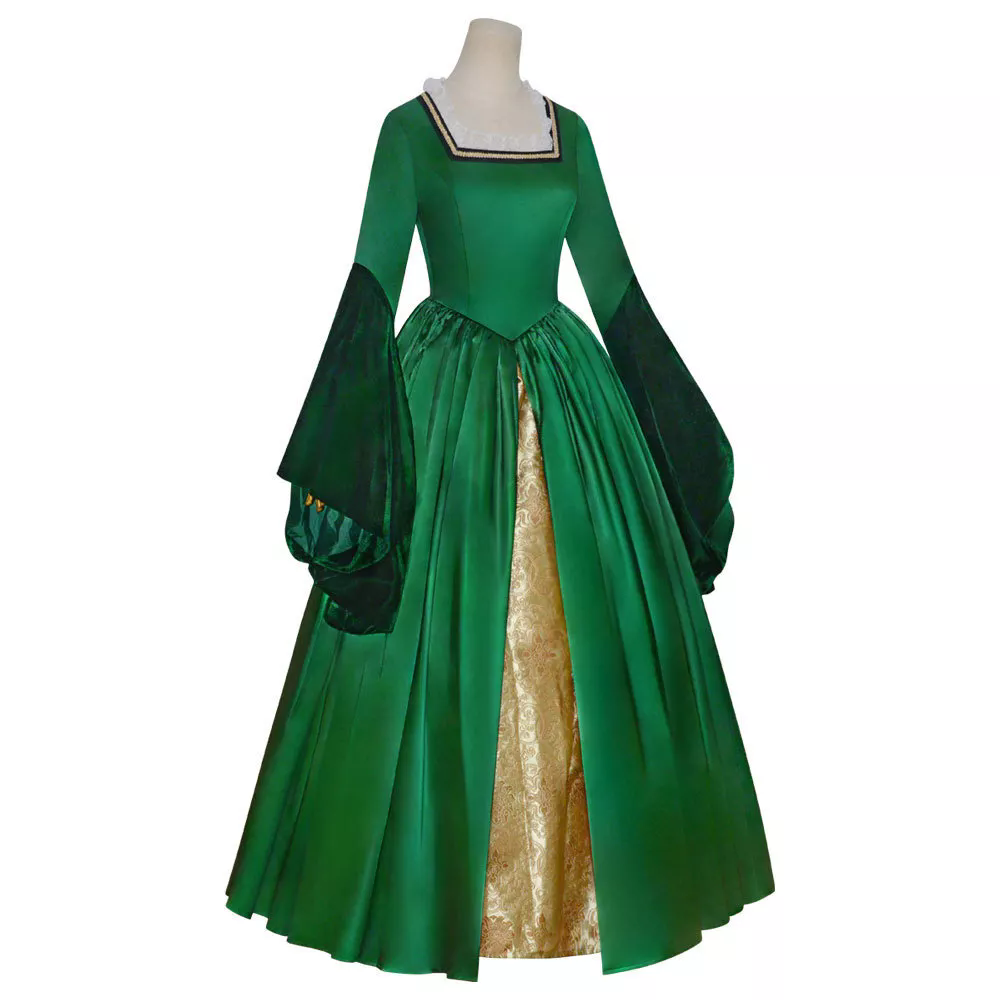 The Tudors Princess Mary Dress Halloween Carnival Suits Vintage Cosplay Costume
