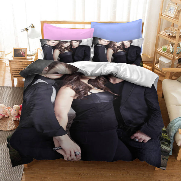 The Vampire Diaries Cosplay Bedding Duvet Cover Halloween Sheets Bed Set