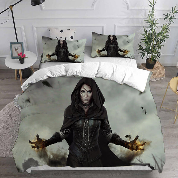 The Witcher Season 2 Bed Set Cosplay Duvet Cover Halloween Sheets Bed Set