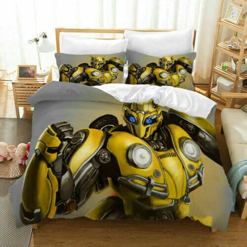 Transformers Optimus Prime Cosplay Bedding Set Duvet Cover Halloween Bed Sheets