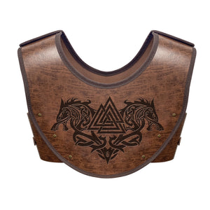 Viking Punk Medieval Knight Leather Armor Larp Breastplate Cosplay Costumes