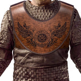 Viking Punk Medieval Knight Leather Armor Larp Breastplate Cosplay Costumes