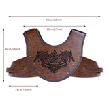 Viking Punk Medieval Knight Leather Armor Larp Breastplate Cosplay Costumes