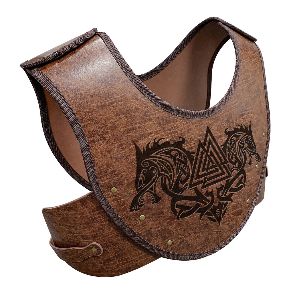 Viking Punk Medieval Knight Leather Armor Larp Breastplate Cosplay Costumes
