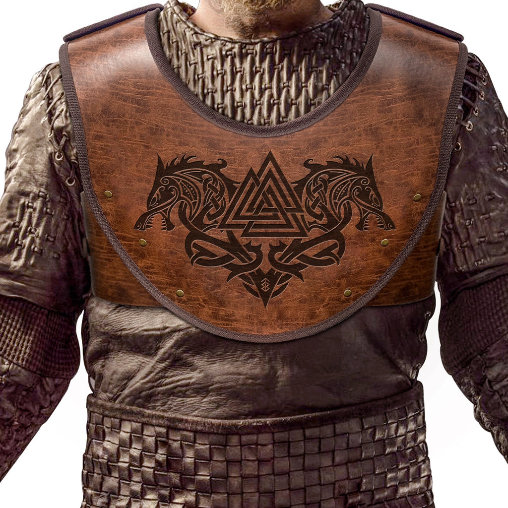 Viking Punk Medieval Knight Leather Armor Larp Breastplate Cosplay Costumes