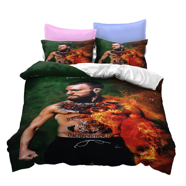 WWE World Wrestling Entertainment Cosplay Bedding Set Duvet Cover Halloween Bed Sheets