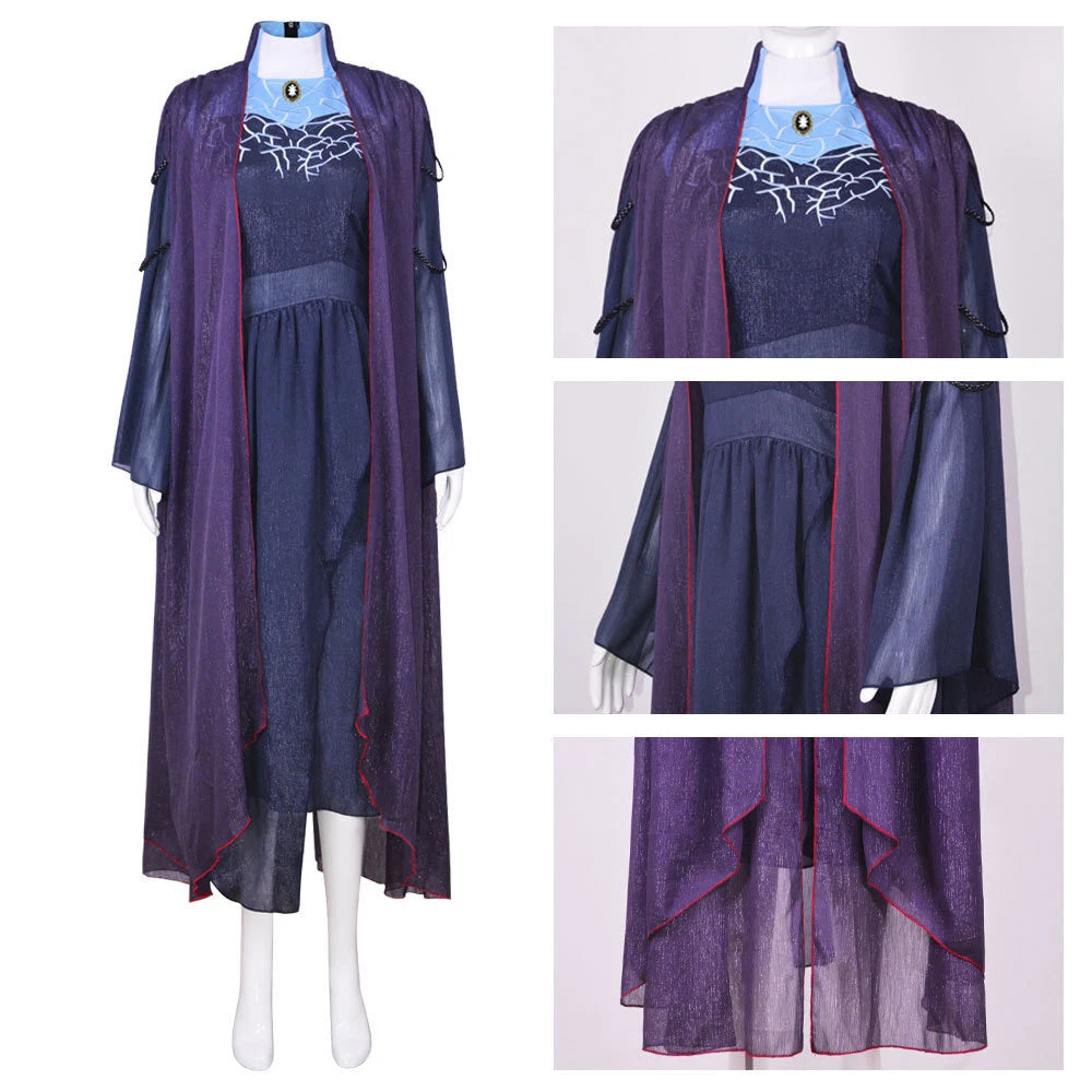 Wanda Vision Agatha Harkness Cosplay Costume Superhero Hallowen Suits Outfits