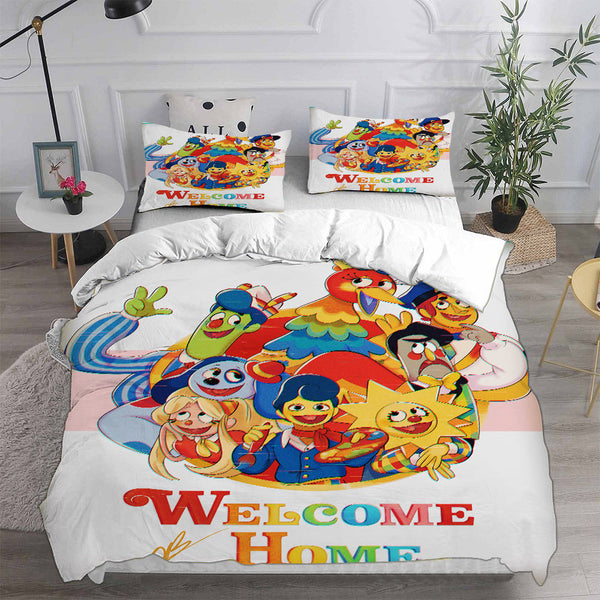 Welcome Home Wally Bedding Sets Bed Quilt Cover Pillow Case Halloween Cosplay Comforter Sets
