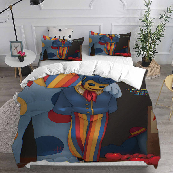 Welcome Home Wally Bedding Sets Bed Quilt Cover Pillow Case Halloween Cosplay Comforter Sets