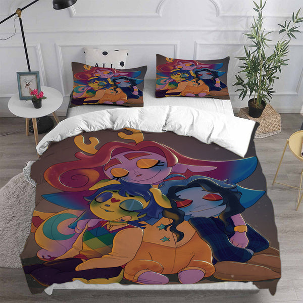 Welcome Home Wally Bedding Sets Bed Quilt Cover Pillow Case Halloween Cosplay Comforter Sets