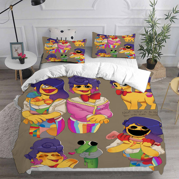 Welcome Home Wally Bedding Sets Duvet Cover Halloween Cosplay Comforter Sets