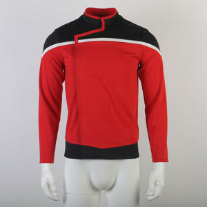 Star Trek Lower Decks Captain Freeman Red Uniform Ensign Rutherford Yellow Blue Male Top Shirts