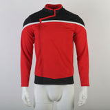 Star Trek Lower Decks Captain Freeman Red Uniform Ensign Rutherford Yellow Blue Male Top Shirts