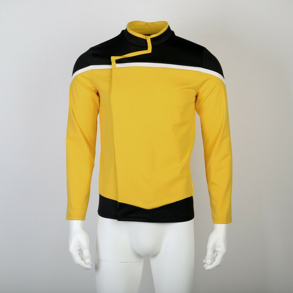 Star Trek Lower Decks Captain Freeman Red Uniform Ensign Rutherford Yellow Blue Male Top Shirts
