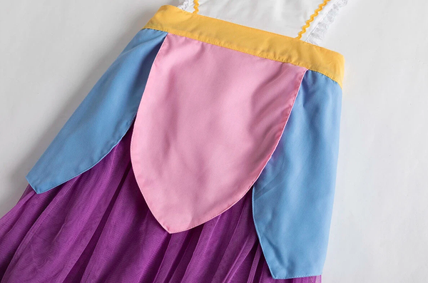 Cosplay Beauty and the Beast Mrs Potts Maid Dress Apron Hats Party Costumes Suit