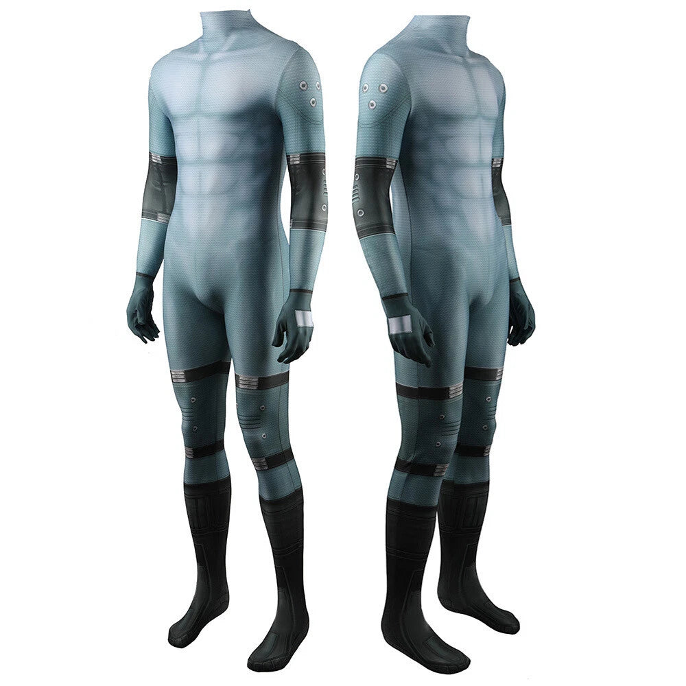Cosplay Metal Gear Solid Snake Jumpsuits Adult Kids Bodysuits Zentai Costumes