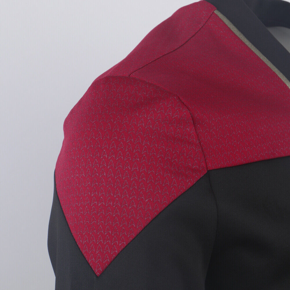 Star Trek Picard 3 Admiral Captain Red Dress Jacket Starfleet Uniforms Shirts Costumes