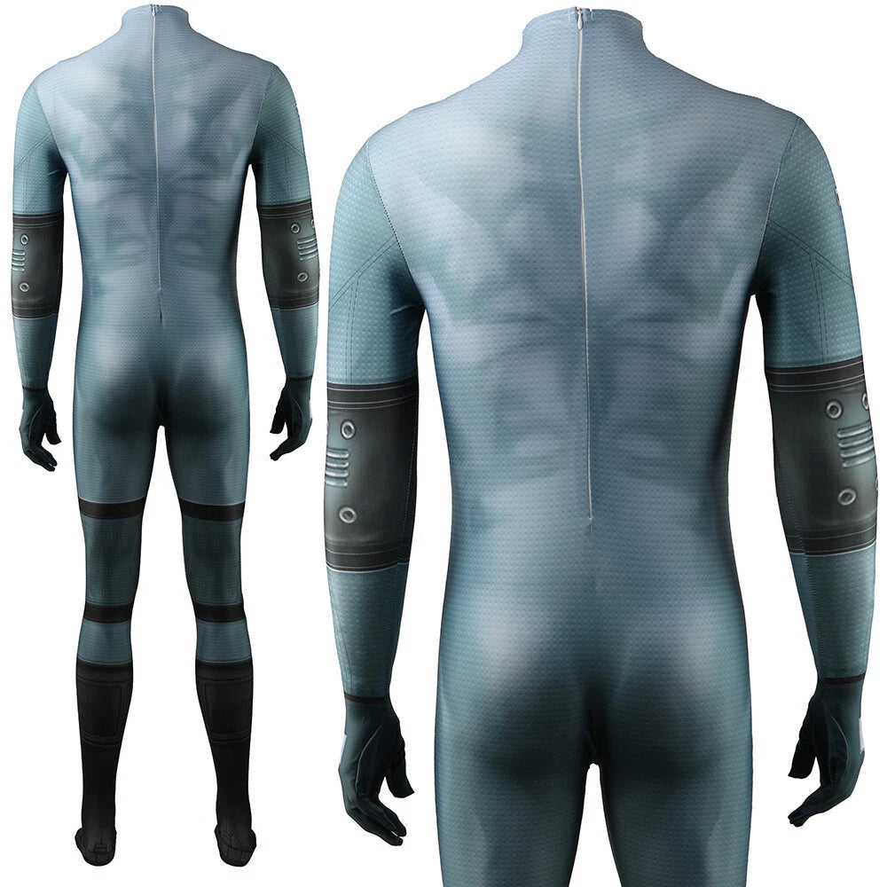 Cosplay Metal Gear Solid Snake Jumpsuits Adult Kids Bodysuits Zentai Costumes