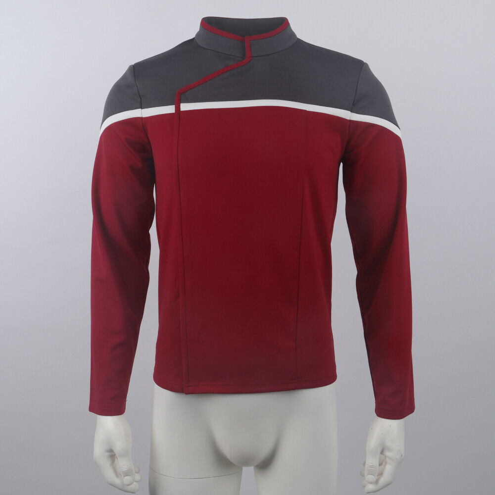 ST Strange New Worlds Lower Decks Dress Uniforms Starfleet Top Shirts Badge Costume