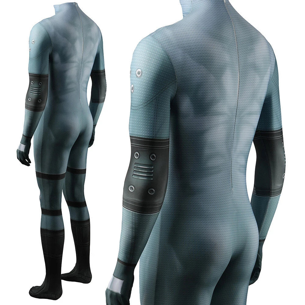 Cosplay Metal Gear Solid Snake Jumpsuits Adult Kids Bodysuits Zentai Costumes