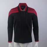Star Trek Picard 3 Red Geordi Gold Blue Dress Uniform Starfleet Jacket Shirts Costume