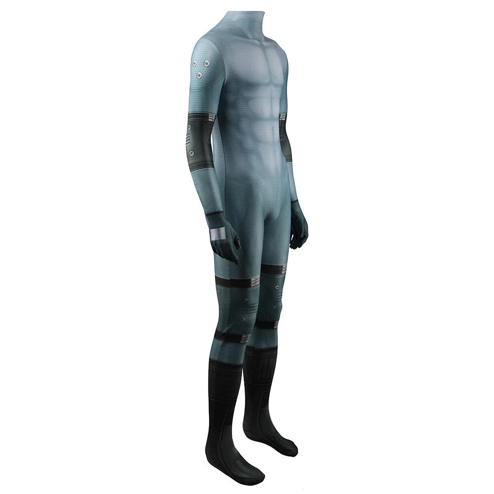 Cosplay Metal Gear Solid Snake Jumpsuits Adult Kids Bodysuits Zentai Costumes