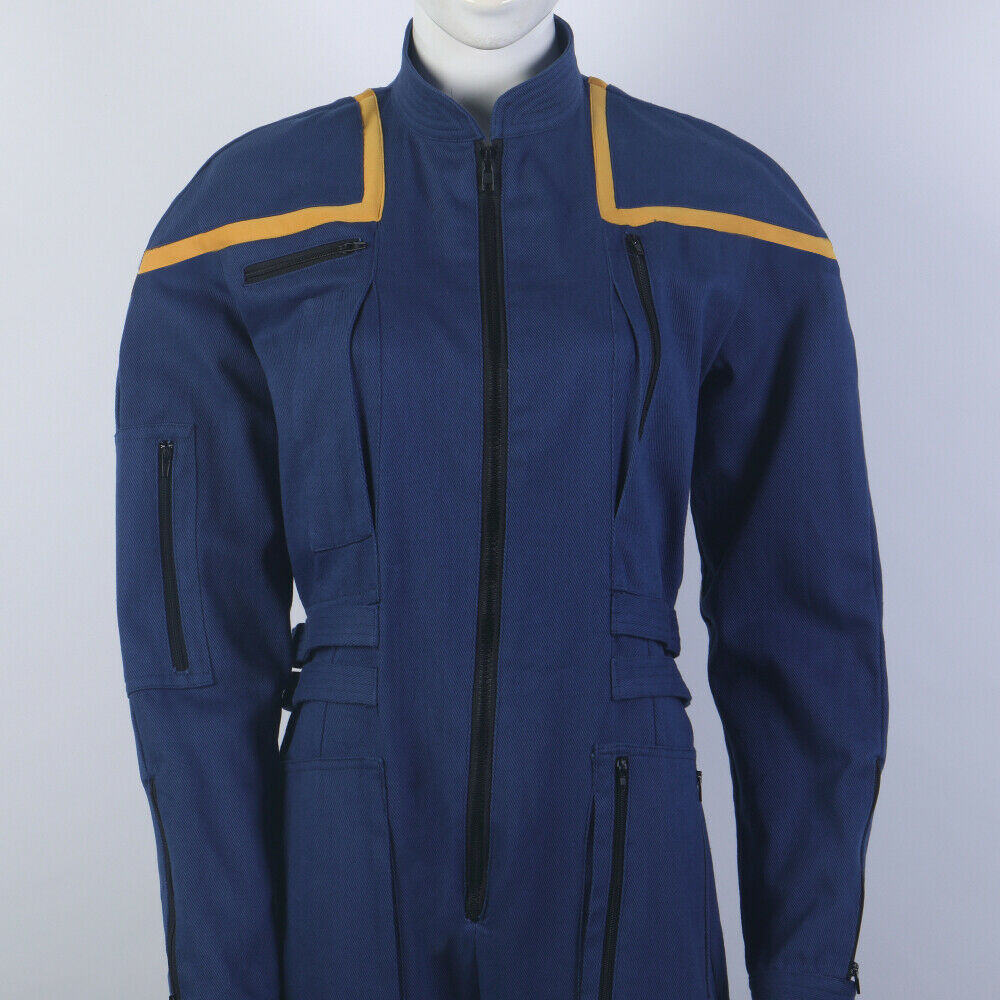 Star Trek Enterprise Duty Jumpsuit Uniforms Captain Jonathan Archer Cosplay Costumes