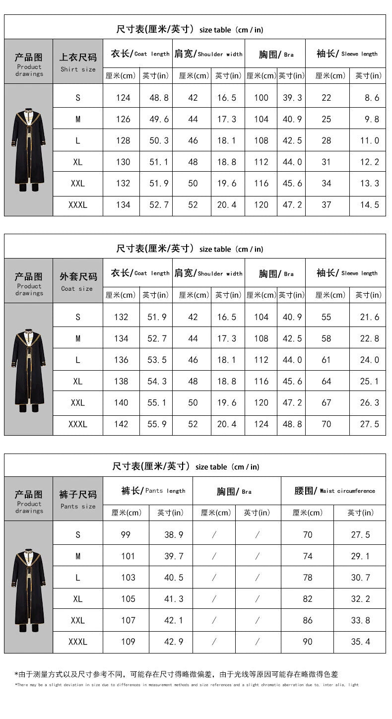 Cosplay Frieren Beyond Journey's End Heiter Costumes Halloween Masquerade Suits