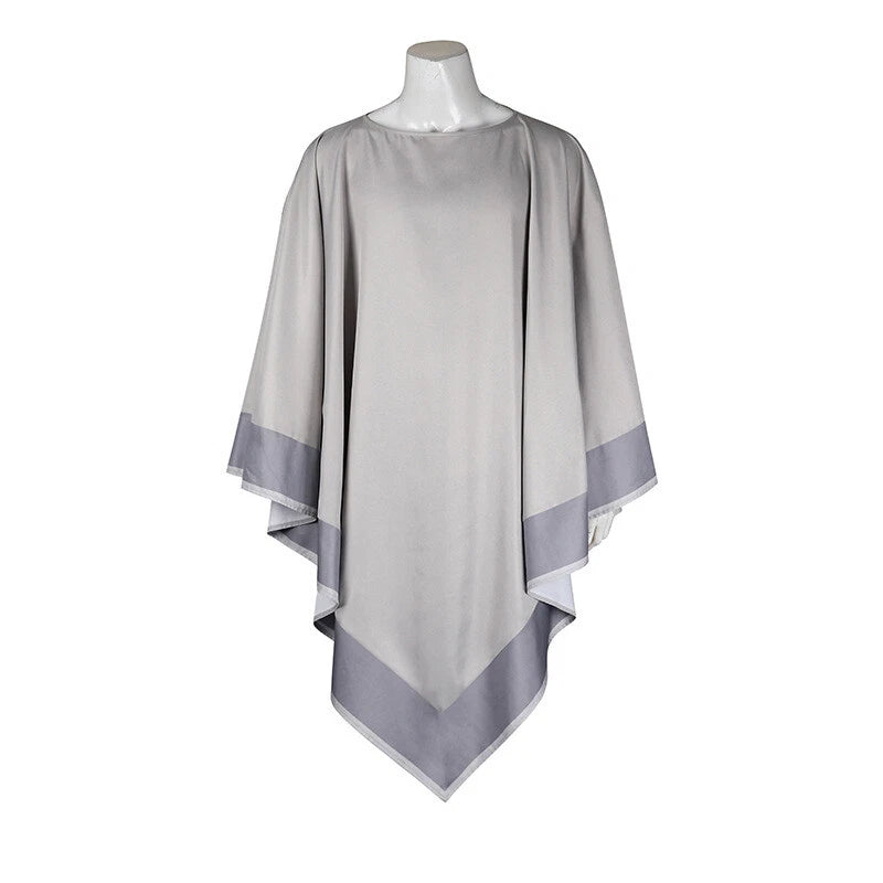 SW The Phantom Menace Qui Gon jinn Cloak Cape Halloween Cosplay Costume