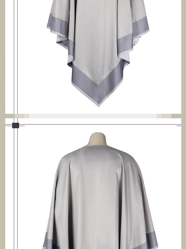 SW The Phantom Menace Qui Gon jinn Cloak Cape Halloween Cosplay Costume