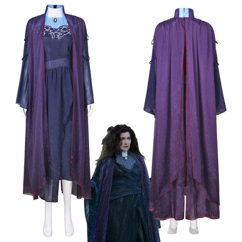Agatha Darkhold Diaries Costume WandaVision Superhero Halloween Cosplay Suits