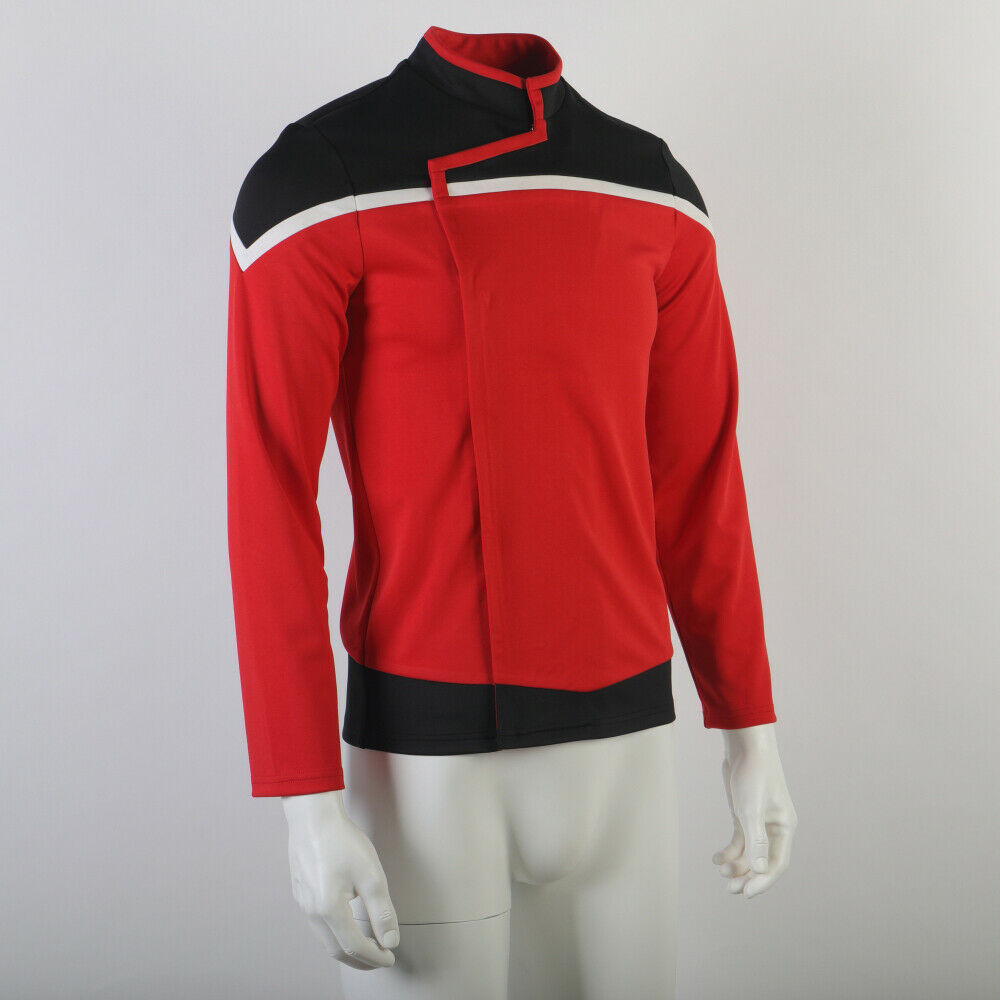 Star Trek Lower Decks Captain Freeman Red Uniform Ensign Rutherford Yellow Blue Male Top Shirts