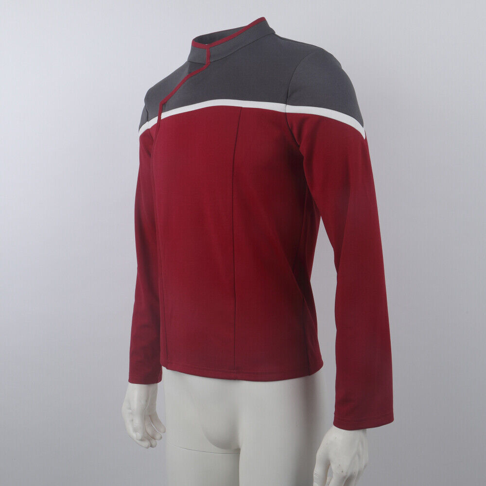 ST Strange New Worlds Lower Decks Dress Uniforms Starfleet Top Shirts Badge Costume