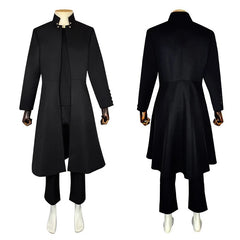 The Matrix Resurrections Neo Cosplay Costume Halloween Jacket Pants Sunglasses